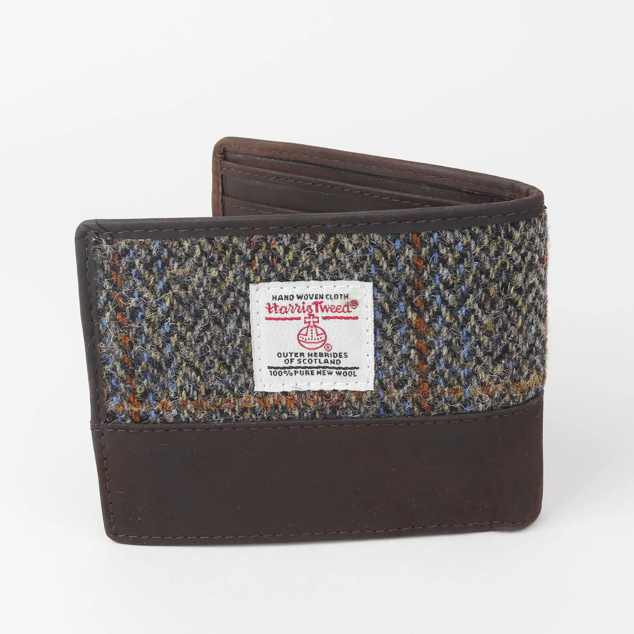 Premium Brown Harris Tweed Wallet - Timeless Elegance and Quality