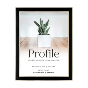 Profile Gold Frame Eternal Black and Rose 15cm x 20cm