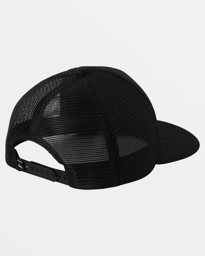 Quiksilver Slab Drifter Trucker Hat - BLACK