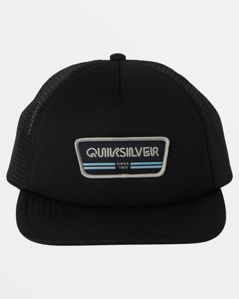 Quiksilver Slab Drifter Trucker Hat - BLACK