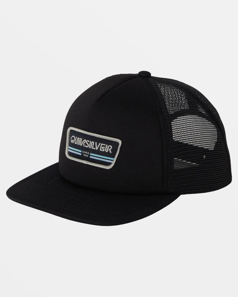 Quiksilver Slab Drifter Trucker Hat - BLACK