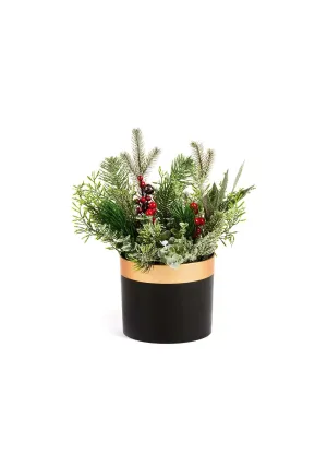 Red Berry Festive Pot