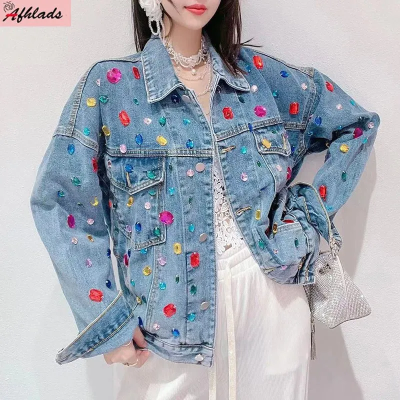 Richelle Sweet Rainbow Diamond Design Outerwear