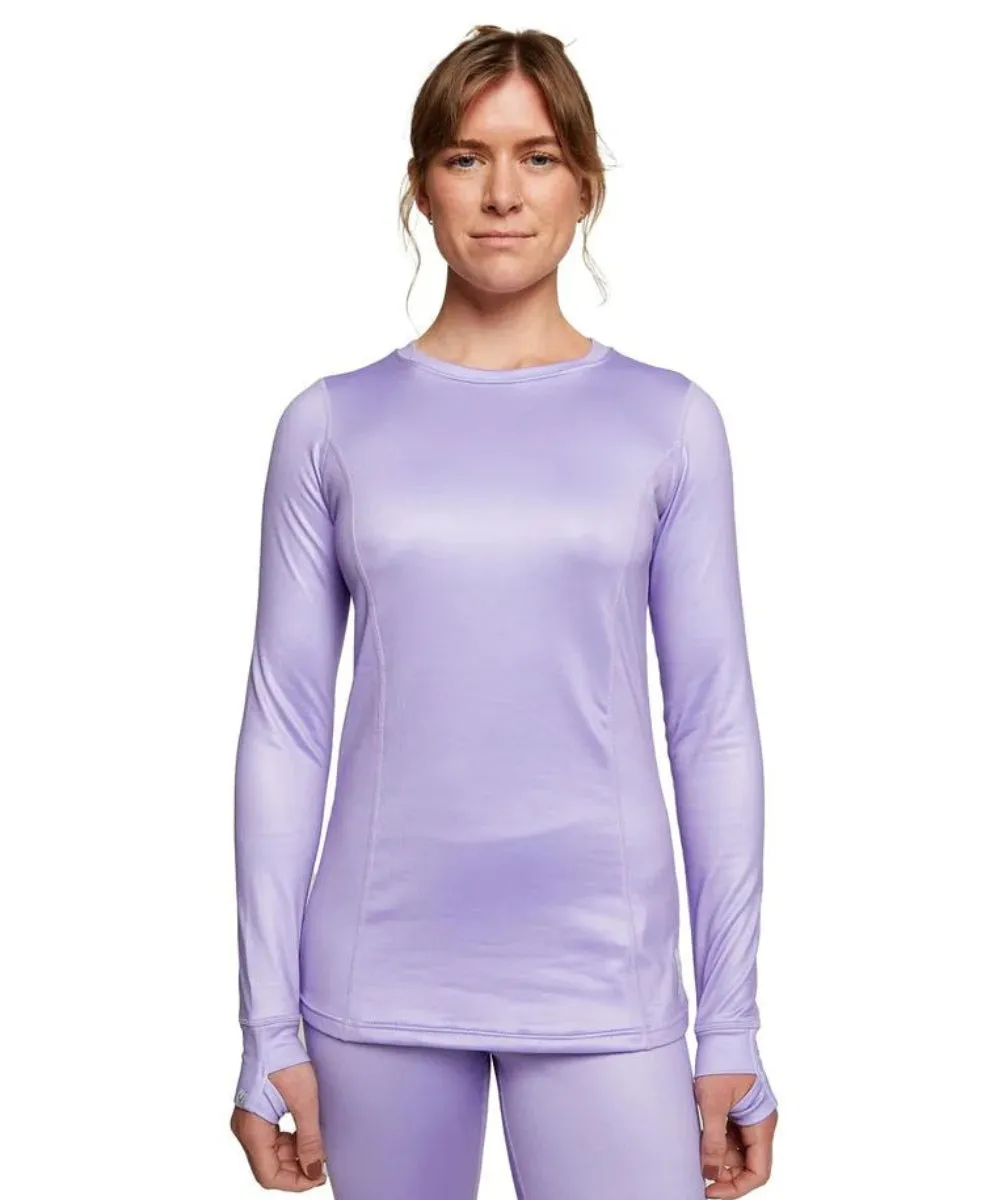 Rojo Best Living Womens Plus Size Thermal Top Mauve Sizes 3XL - 5XL