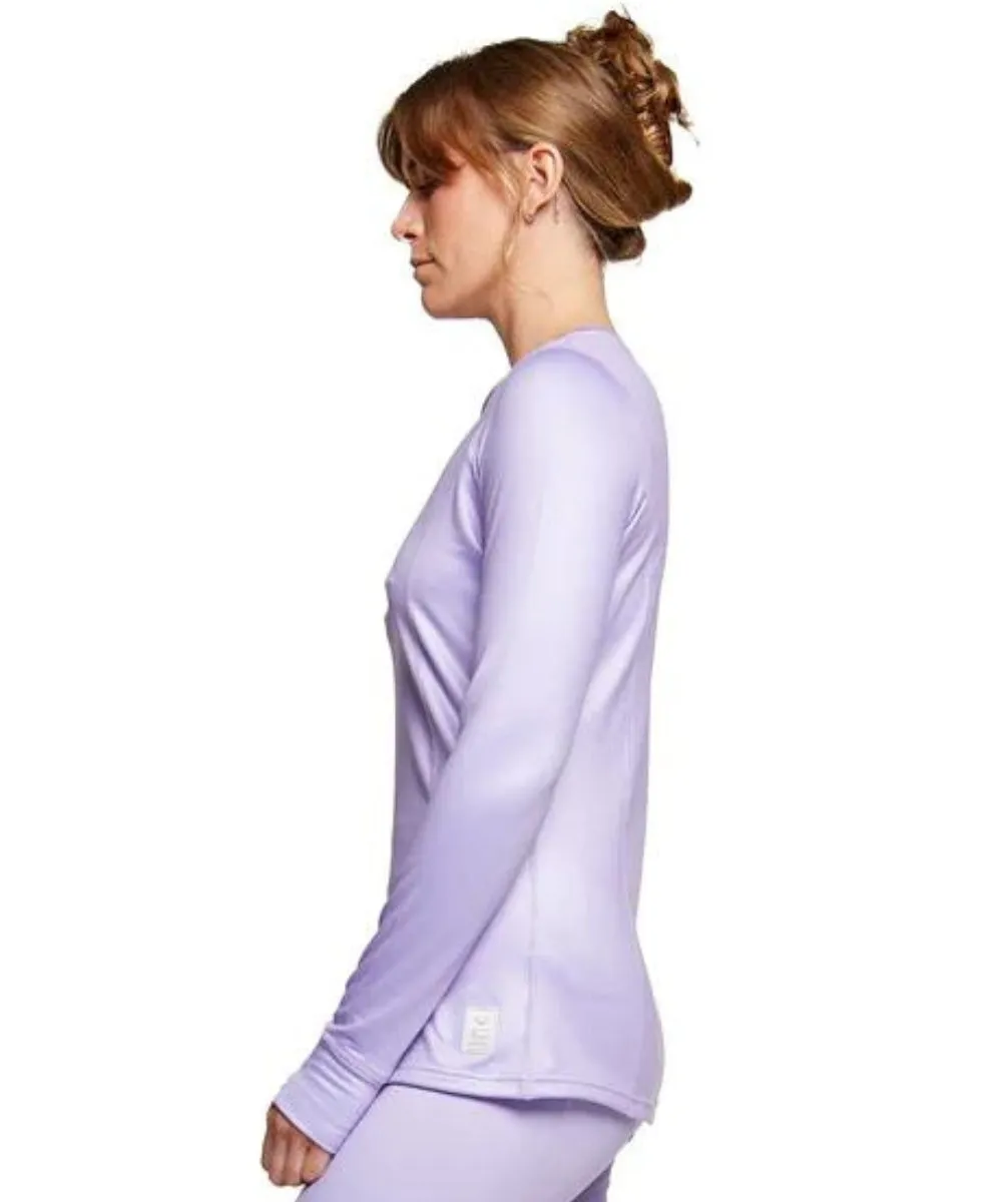 Rojo Best Living Womens Plus Size Thermal Top Mauve Sizes 3XL - 5XL