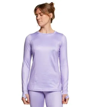 Rojo Best Living Womens Plus Size Thermal Top Mauve Sizes 3XL - 5XL