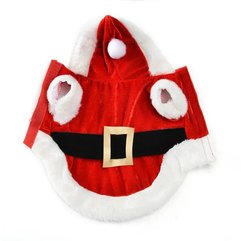 Santa Christmas Costume for Small Dogs and Cats
