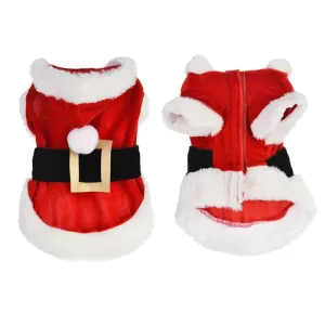 Santa Christmas Costume for Small Dogs and Cats