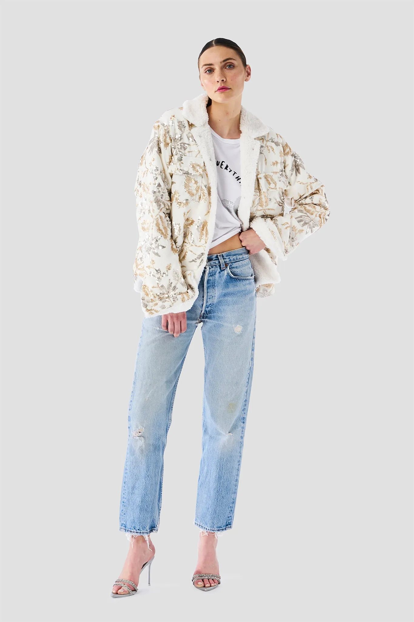 Sequin D-Vine Jacket