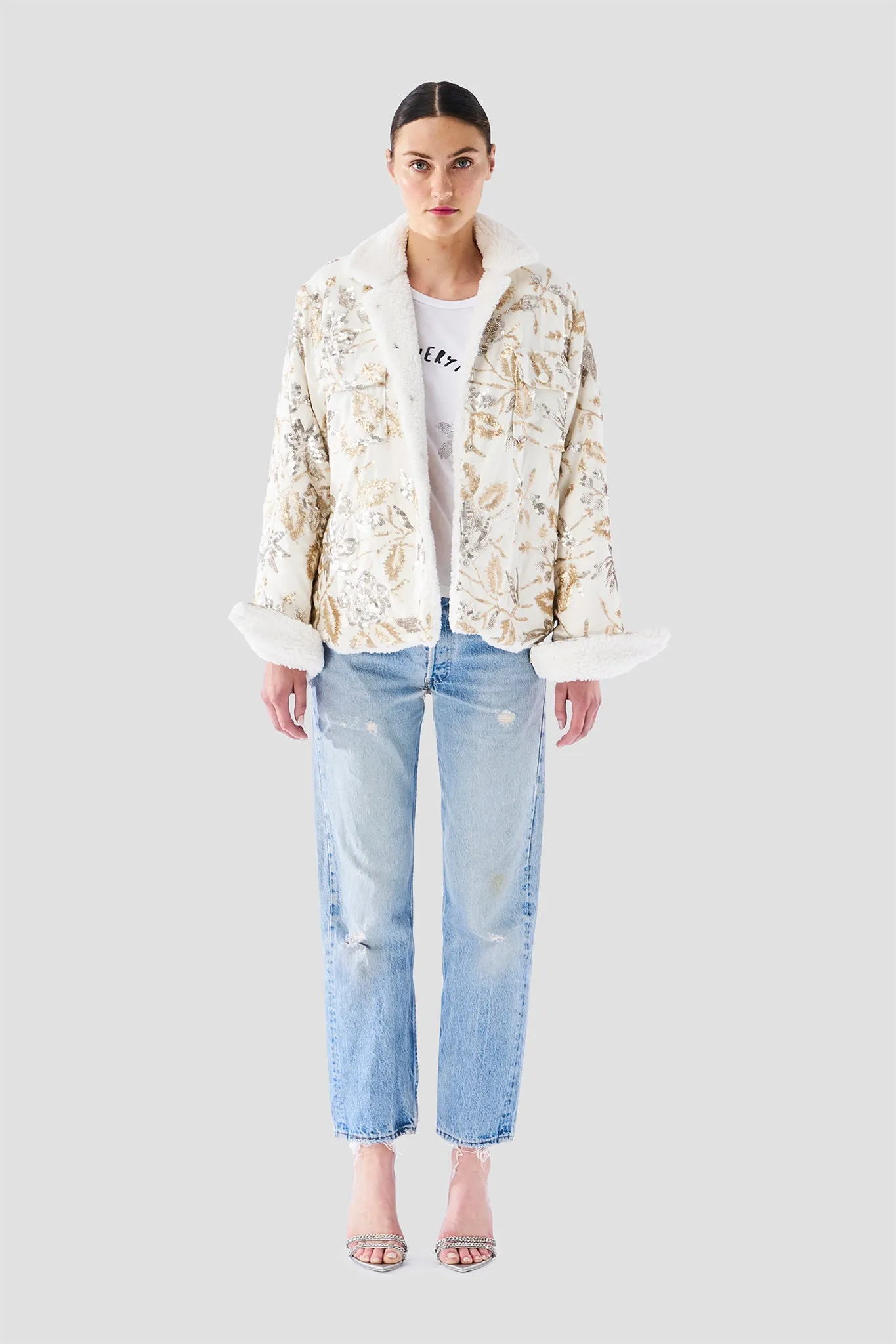 Sequin D-Vine Jacket