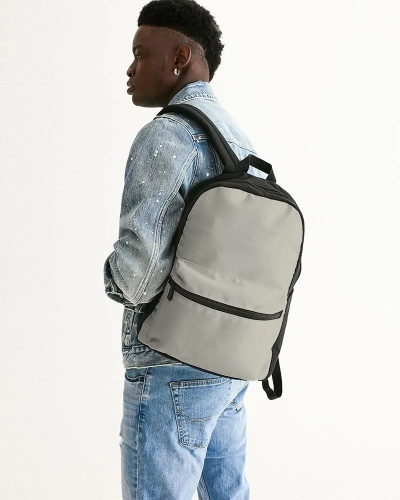 Shaded Pale Yellow Gray Canvas Backpack | C0M0Y10K30