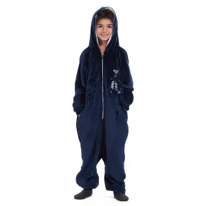 Snuggs Kids Blanket Onesie Christmas Dark Blue
