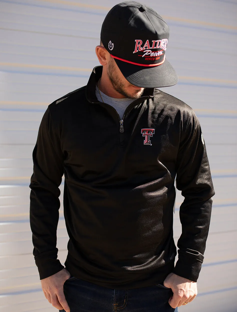 Texas Tech Dark Horse Essentials "Double T" 3.0 Quarter-Zip Pullover