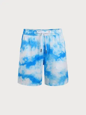 The Blue Sky Beach Men's 7" Swimming Trunks