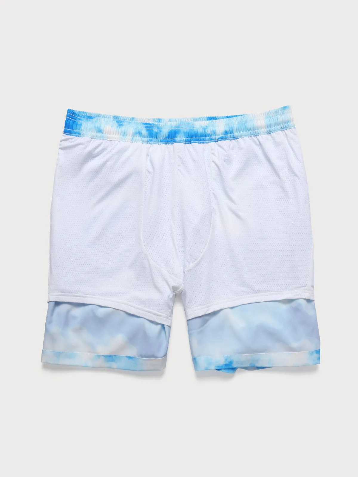 The Blue Sky Beach Men's 7" Swimming Trunks