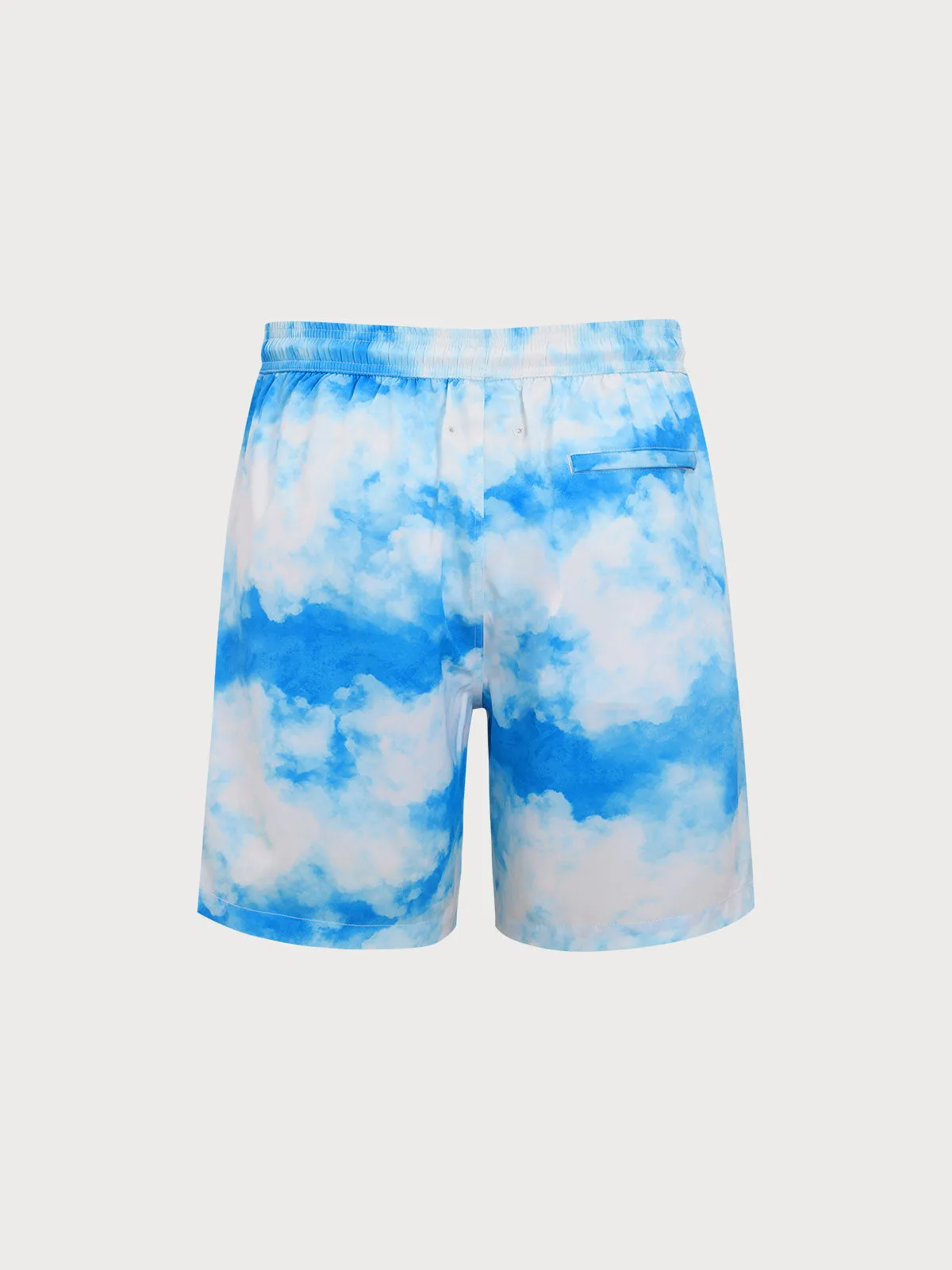 The Blue Sky Beach Men's 7" Swimming Trunks