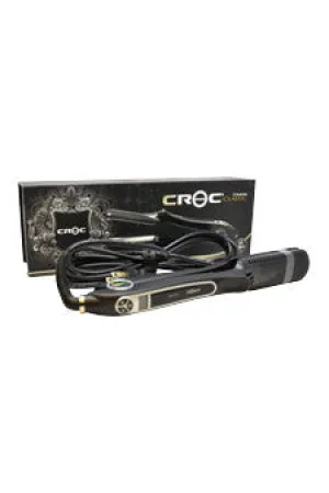 titanium classic flat iron - black regular by croc -Unisex