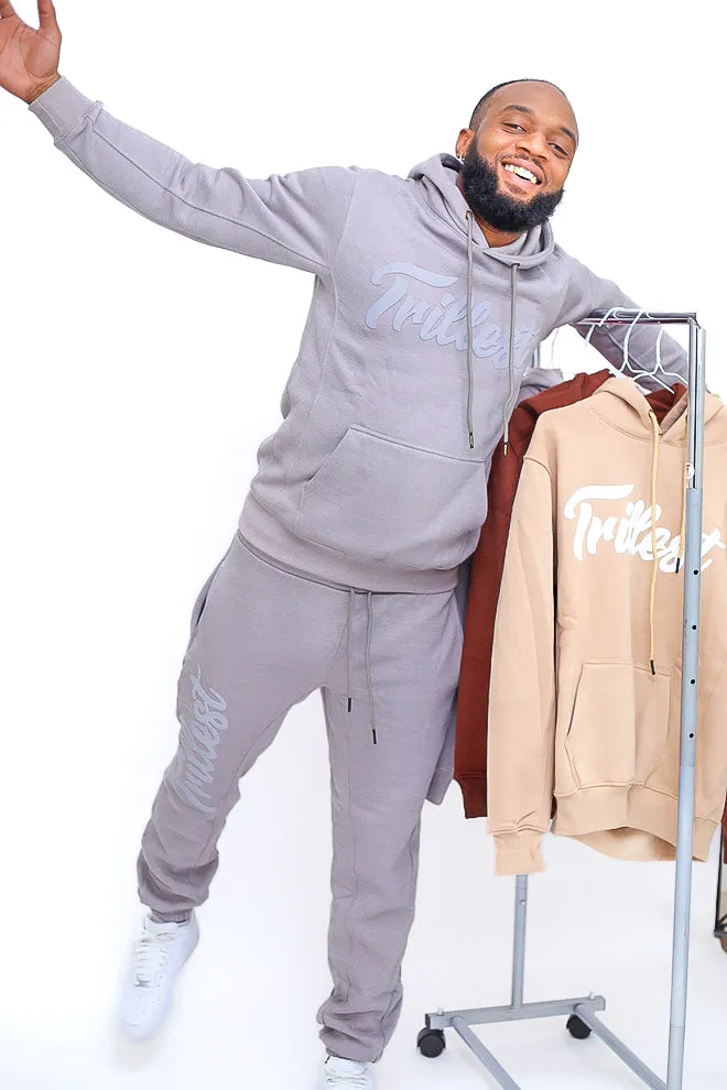 Trillest Oversize Hoodie - Gray\Gray