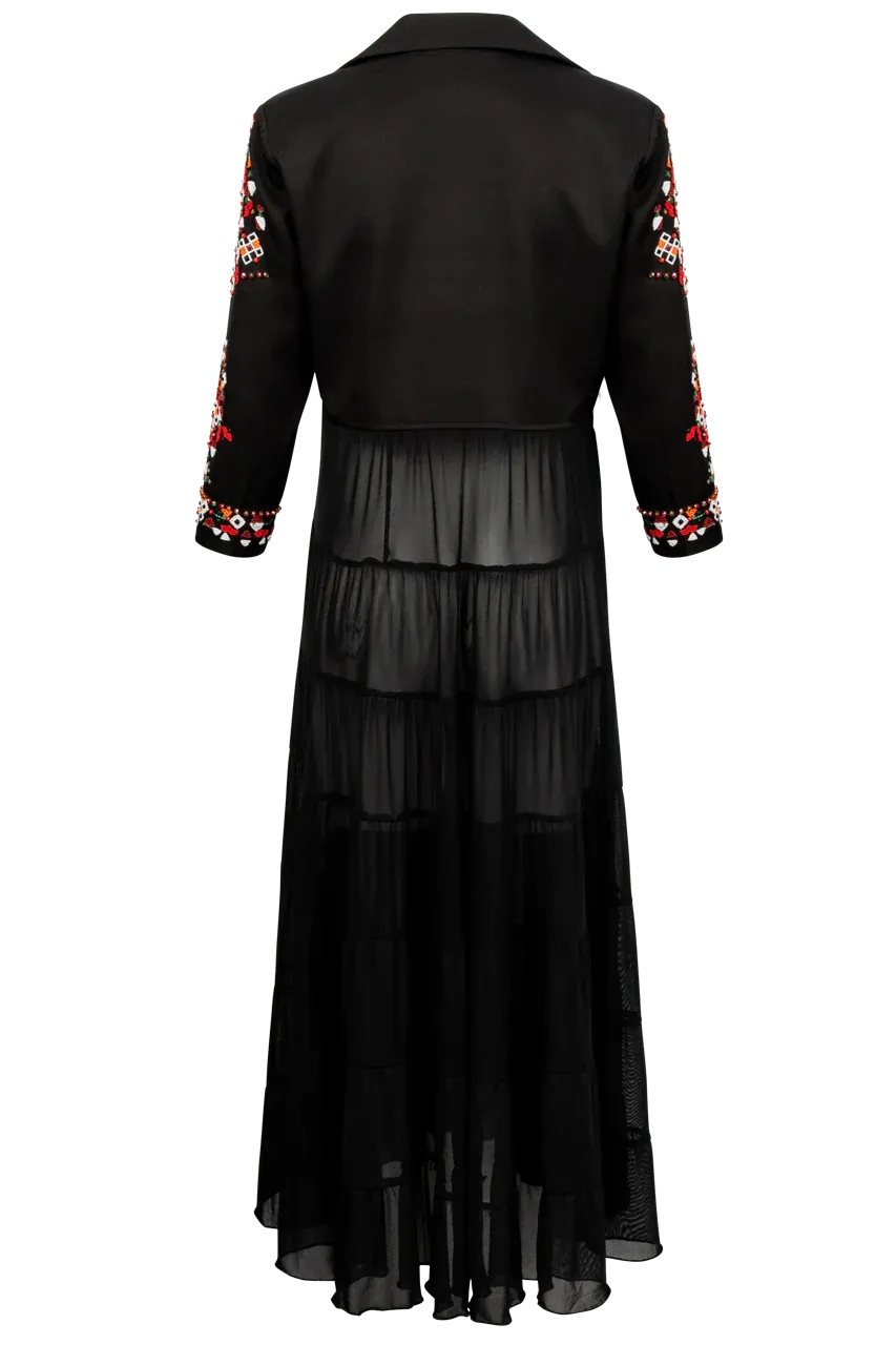 Trinity Embroidered Duster by Vintage Collection