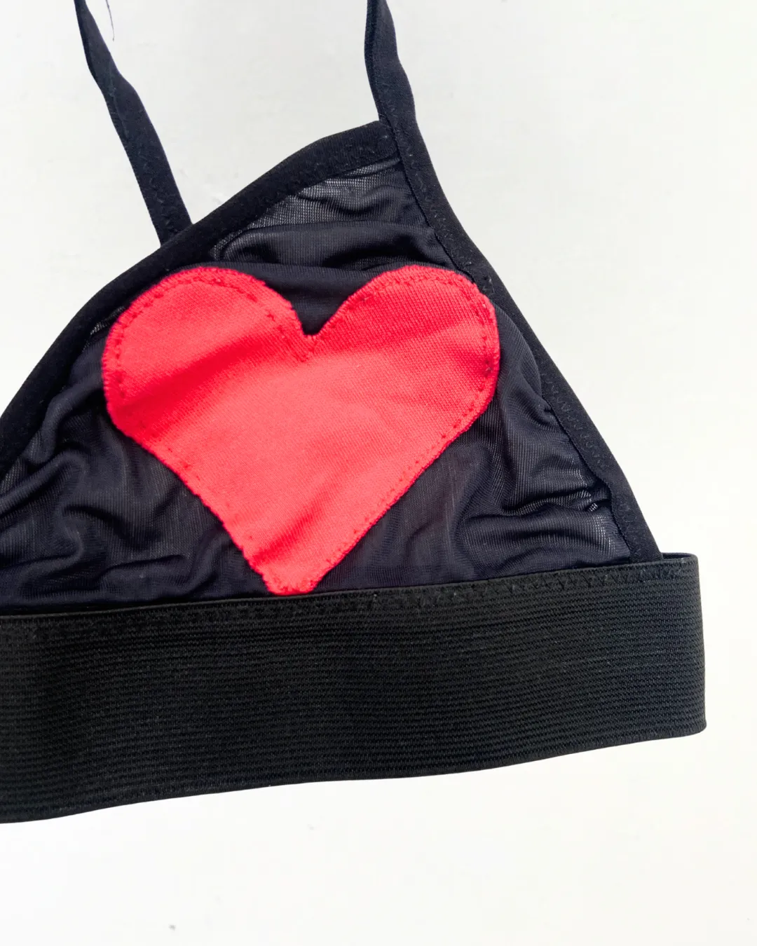 Unknown Heart Patch Bralette Size S