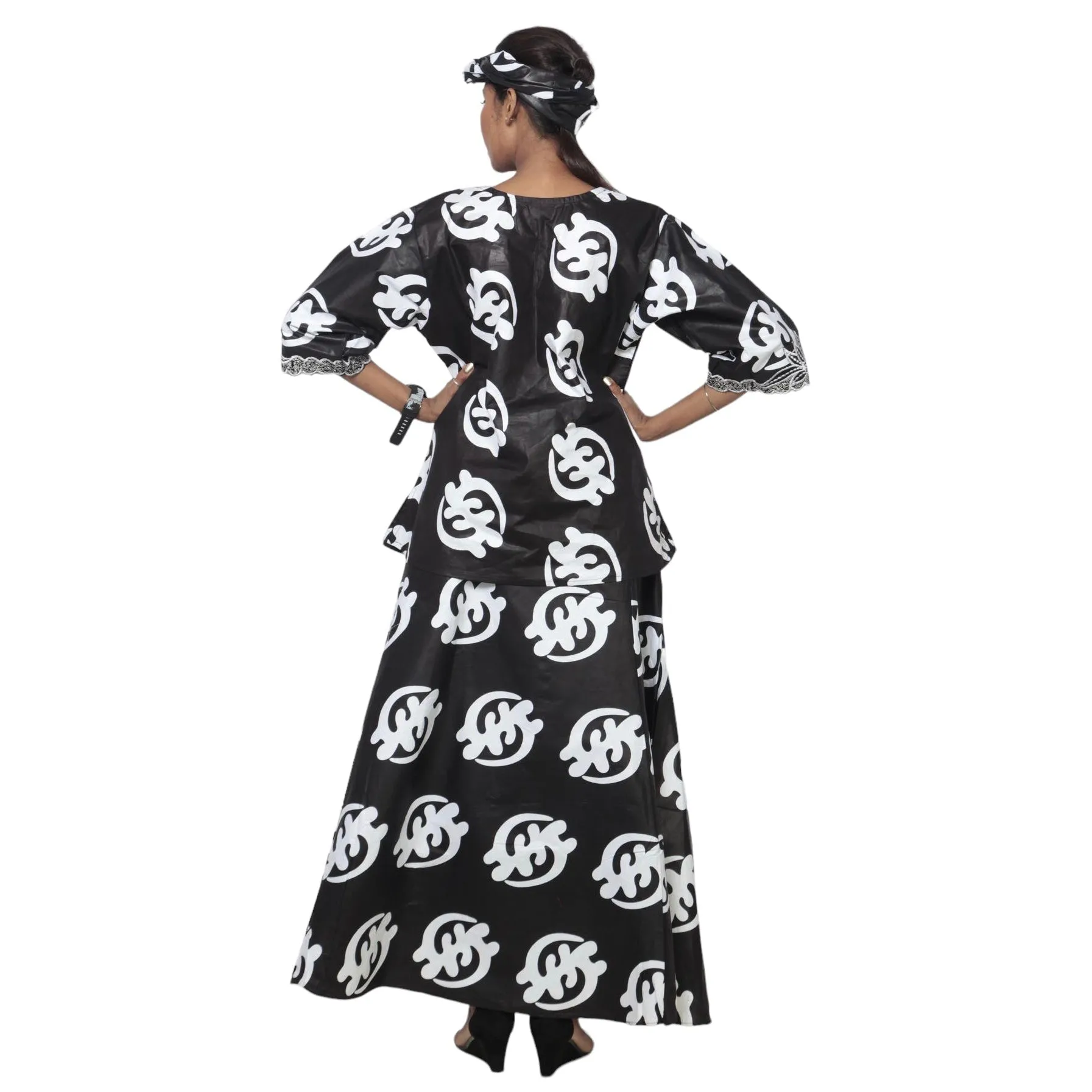 Women's Heavy Embroidery Skirt Set -- FI-4016