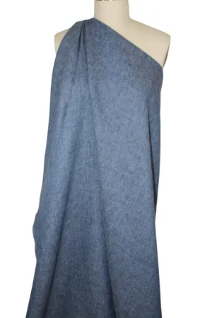 Wool "Denim" - Medium Wash/Natural