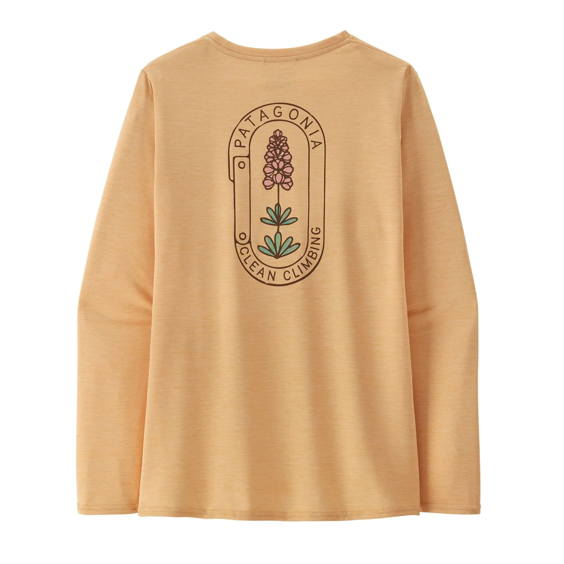 W's L/S Cap Cool Daily Graphic Shirt - Lands - Recycled polyester & polyester