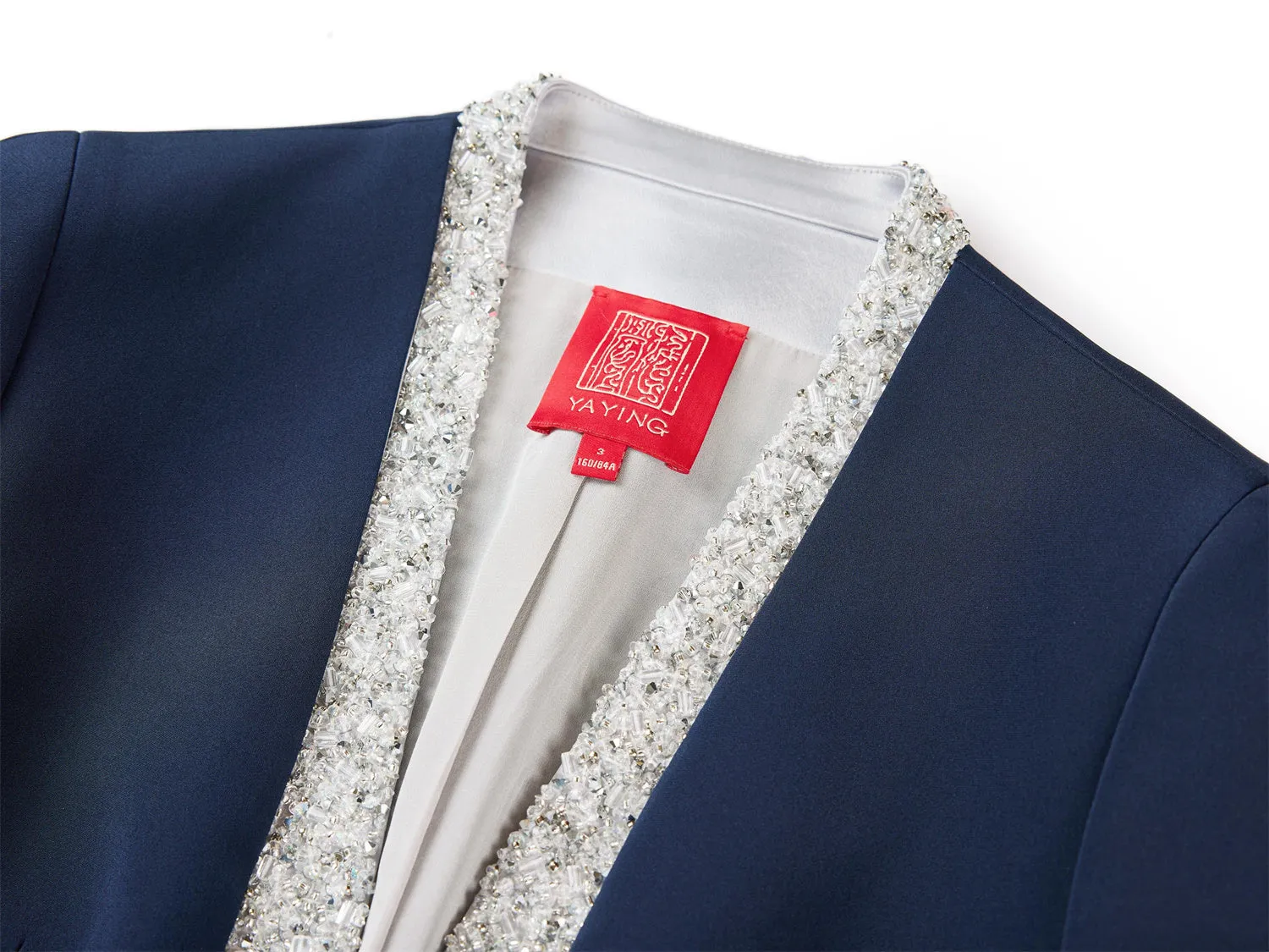 YAYING Heavy Silk Front-Closure Jacket