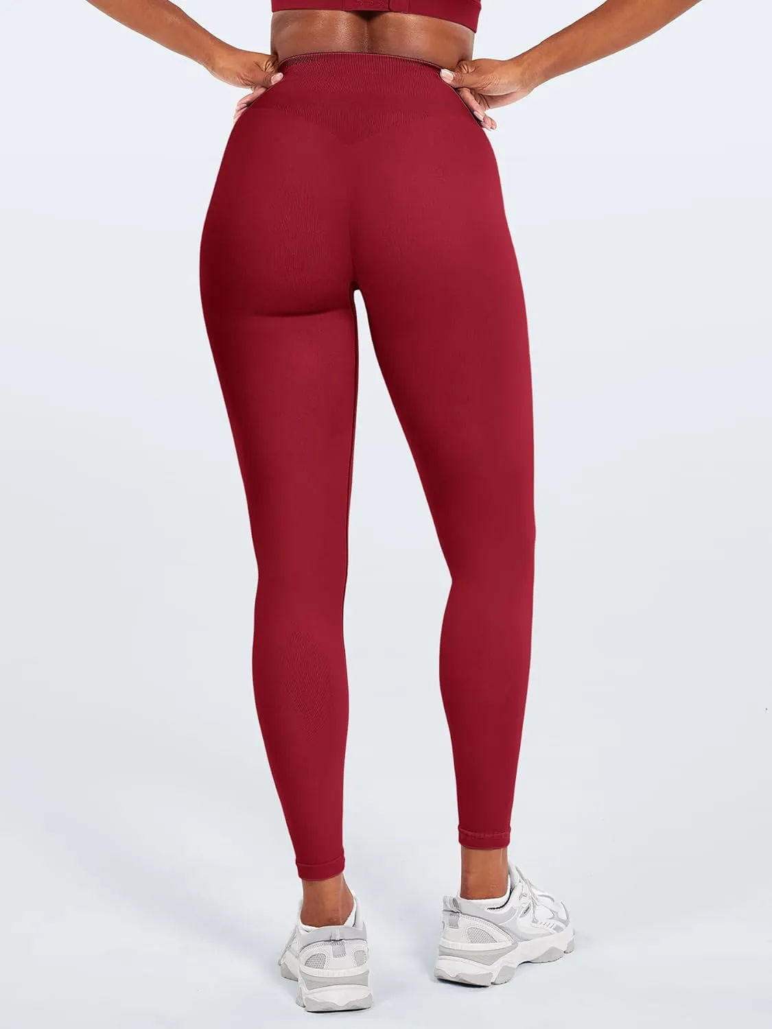 YEOREO Women Seamless Workout Leggings Gym High Waist Yoga Pants
