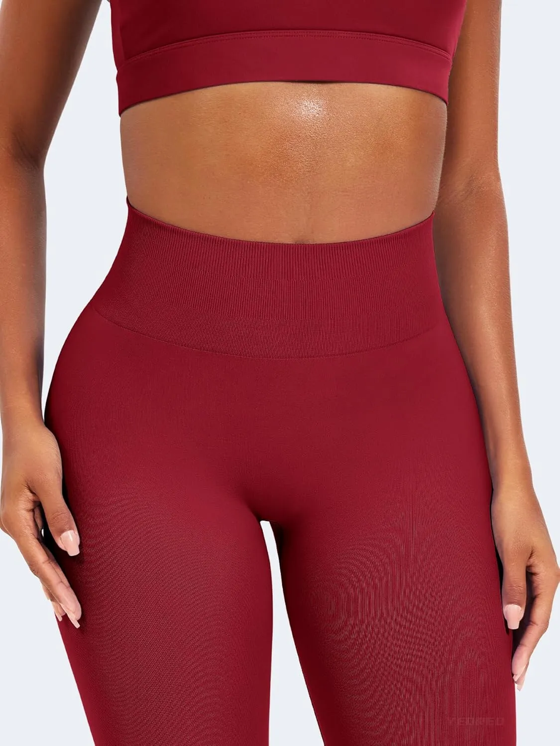 YEOREO Women Seamless Workout Leggings Gym High Waist Yoga Pants